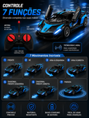 Carro de Controle Remoto 7 Funções - Racing Club